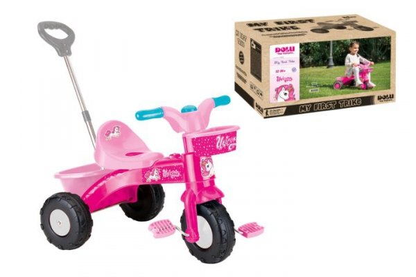DOLU DOLU Unicorn rowerek trójkołowy+kijek 2504 25043