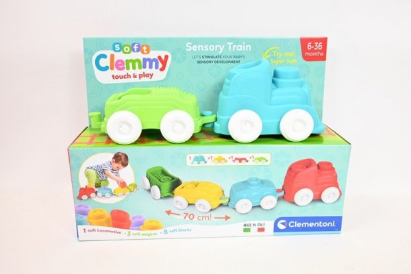 CLEMENTONI - ZABAWKI CLE BABY Clemmy pociąg sensoryczny 17961