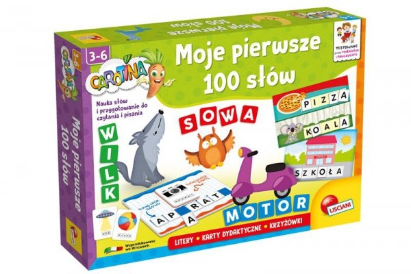 DANTE Lisciani Carotina Moje pierwsze 100 słów 100453