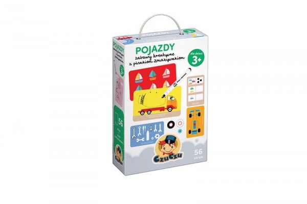 CzuCzu CzuCzu Pojazdy Zabawy kreat.+pisak zmazyw.73562