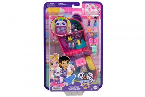 MATTEL Polly Pocket Panda Compact Bubble Tea HWN95 /4