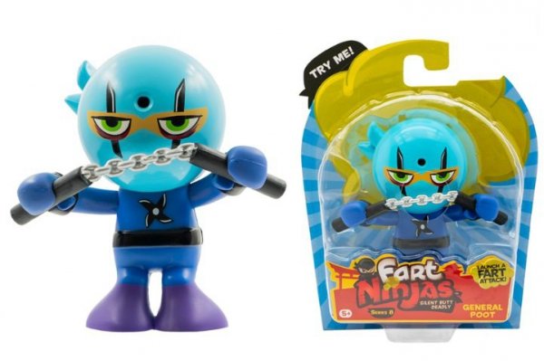 FUNRISE TOYS FART NINJAS fig.z dźwiękiem General Poot 70701