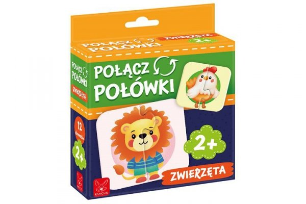 KANGUR - GRY Połącz połówki Zwierzęta 41299