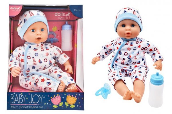 DANTE DollsWorld baby Joy 38cm ubr.bia 78314 83146