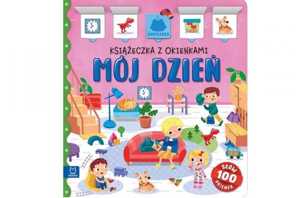 AKSJOMAT Mój dzień Książeczka z okienkami 100okienek 39327