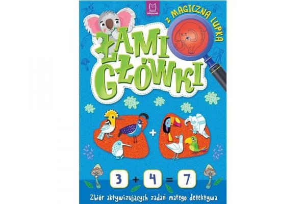 AKSJOMAT Łamigłówki z magiczną lupką Zbiór..detektywa 38566