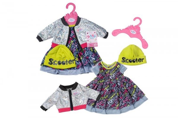 MGA MGA BABY BORN strój d/lalki 43cm na Scooter 837672
