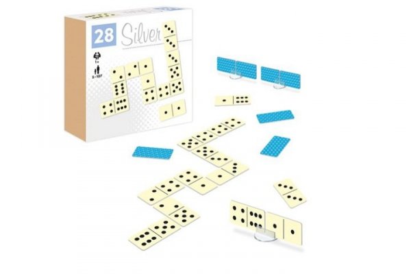 ALEXANDER Domino kropki 28 Silver 28980