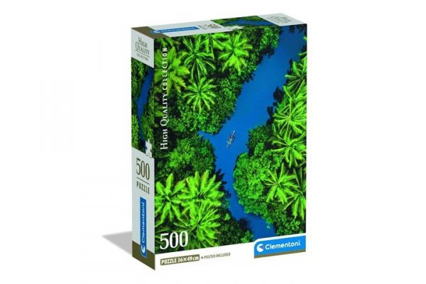 CLEMENTONI - PUZZLE CLE puzzle 500 Compact Tropical Aerial View 35592