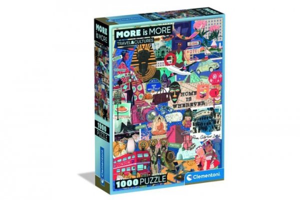 CLEMENTONI - PUZZLE CLE puzzle 1000 Compact Travel_Cultures 37072