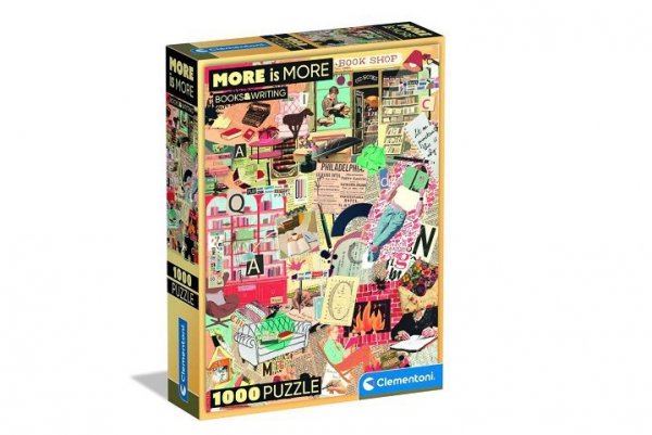 CLEMENTONI - PUZZLE CLE puzzle 1000 Compact Books_Writing 37074