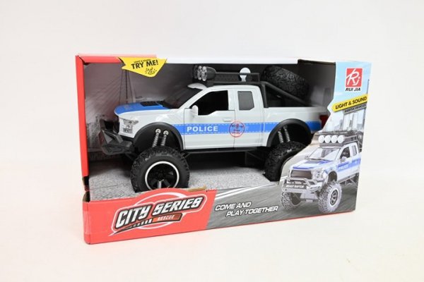 DROMADER Jeep policyjny św/dźw w pudełku 1351880 18800