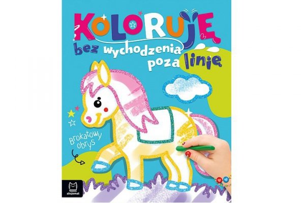 AKSJOMAT Koloruję b/wych..linię Brok.obr.Z konikiem 40546