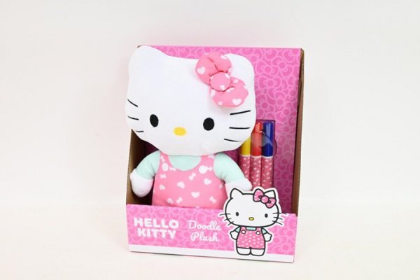 BRANDED TOYS HELLO KITTY 25cm do malowania/różowa 65576