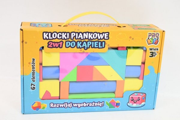 PRO-EXIMP Klocki piankowe 2w1 do kąpieli pro 08155