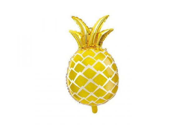 PARTYDECO Balon fol.Ananas złoty 38x63cm 88510