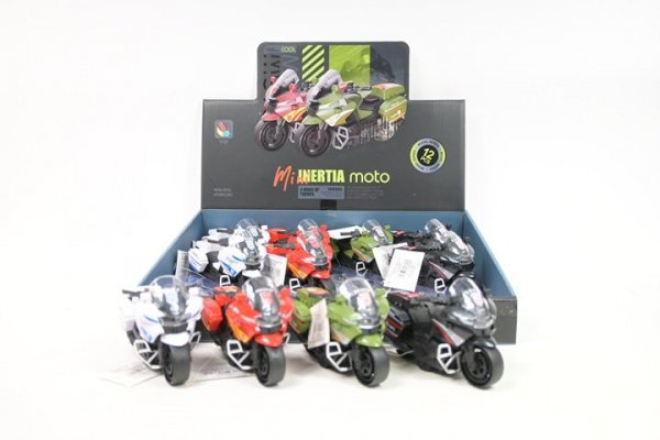 MADEJ Motocykl 12cm 12szt/disp 012083 86180