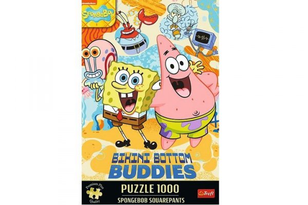 TREFL PUZZLE 1000 PremPlus SpongeBob Kanciasto 12081