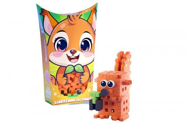 MARIOINEX Klocki wafle mini PocketPets Wiewiórka 06927