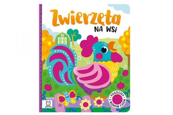 AKSJOMAT Zwierzęta na wsi Książeczka z miękkim filcem 39556