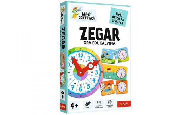 TREFL GRA Zegar /Mały Odkrywca 02809