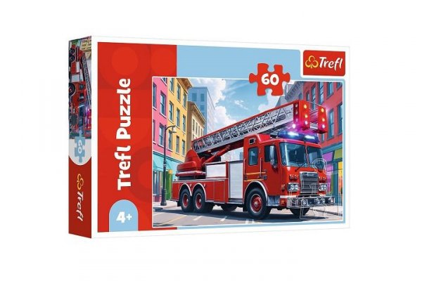 TREFL PUZZLE 60 Wóz strażacki 17405