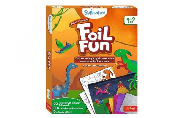 TREFL TREFL Skillmatics FoilFun KrainaDinoz.62606