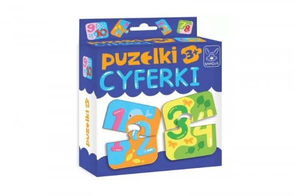 KANGUR - GRY Puzzelki Cyferki 3+ 42357