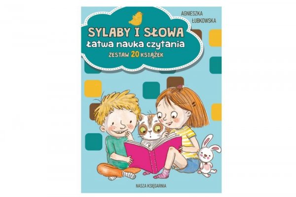 NASZA KSIĘGARNIA Sylaby i słowa Łatwa nauka czyt.zest.20książ.42290