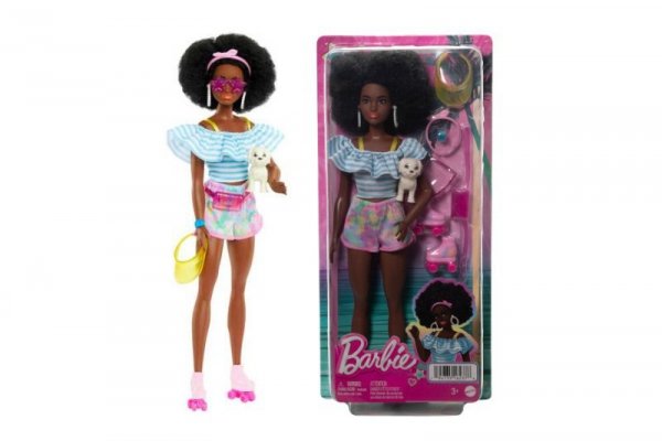 MATTEL Barbie lalka na wrotkach+akces HPL77 /4