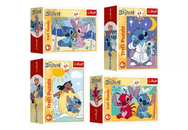 TREFL PUZZLE 54 MINI Stitch i jego świat /Disney 54220