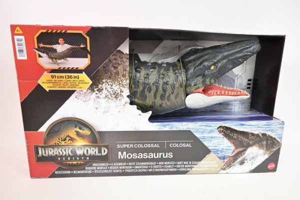 MATTEL JURASSIC WORLD kolosalny Mozazaur JGB51 /1