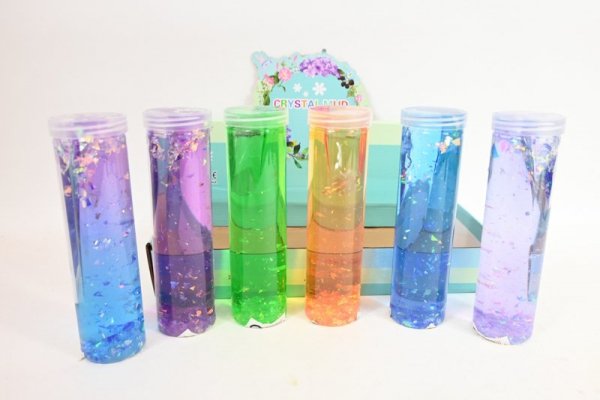 MADEJ Masa slime brokat 2w1 350g 6kol 012606 91405