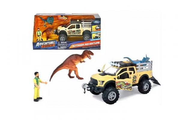 MZ-IMPORT Adventure Force jeep+dino św/dźw 08213