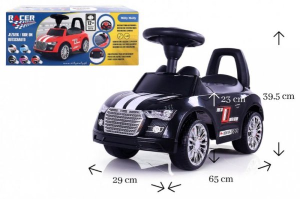MILLY MALLY Pojazd Racer black 0977 22428