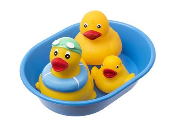 TULLO Zwierzątka do kąpieli w wanience 3szt 025 70257