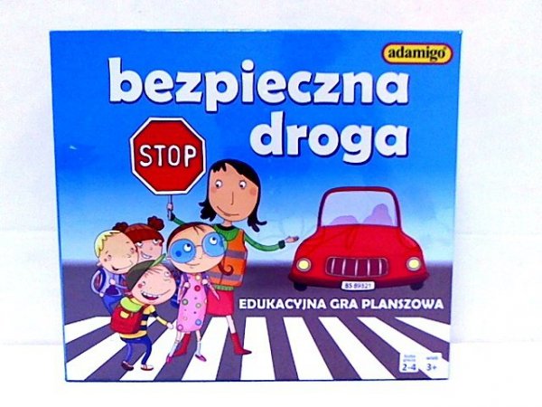 ADAMIGO Bezpieczna droga - gra planszowa edukacyjna 06960