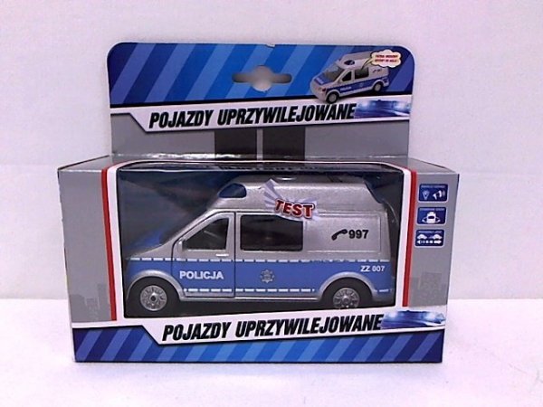 HKG Van Policja 14cm z głosem j.pol HKG065 93240