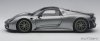 AUTOART PORSCHE 918 SPYDER WWISSACH PACKAGE 2013 (GT SILBER METALLIC/SILVER METALLIC) (COMPOSITE MODELFULL OPENINGS) SKALA 1:18