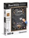 CLEMENTONI 1000 EL. BLACK BOARD COFFEE PUZZLE 10+