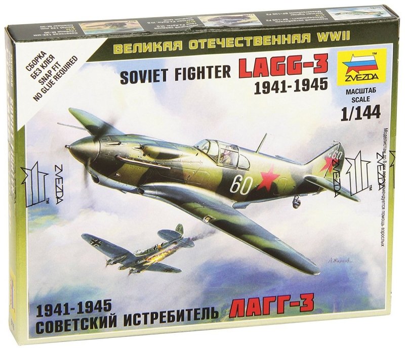 ZVEZDA LAGG-3 SOVIET FIGHTER 6118 SKALA 1:144