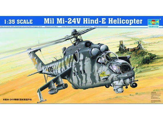 TRUMPETER MIL MI-24V HIND-E HELICOPTER 05103 SKALA 1:35