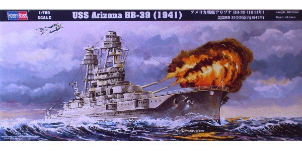 HOBBY BOSS USS ARIZONA B B-39 1941 83401 SKALA 1:700
