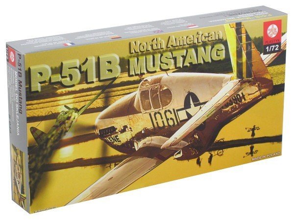 PLASTYK NORTH AMERICAN MUSTANG P-51B SKALA 1:72