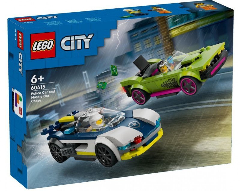 LEGO CITY POŚCIG RADIOWOZU ZA MUSCLE CAREM 60415 6+