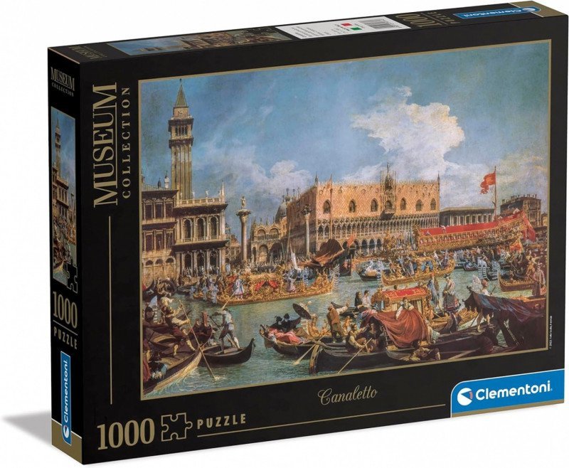 CLEMENTONI 1000 EL. MUSEUM CANALETTO THE RETURN OF BUCENTAUR AT MOLO ON ASCENSION DAY PUZZLE 10+