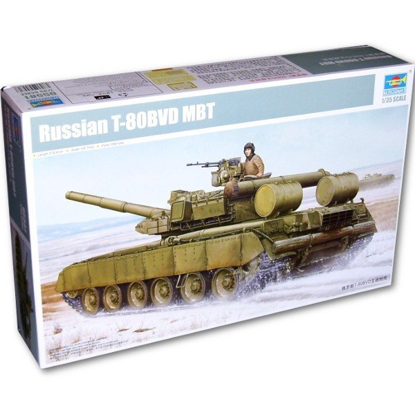 TRUMPETER RUSSIAN T-80BVD MBT 05581 SKALA 1:35