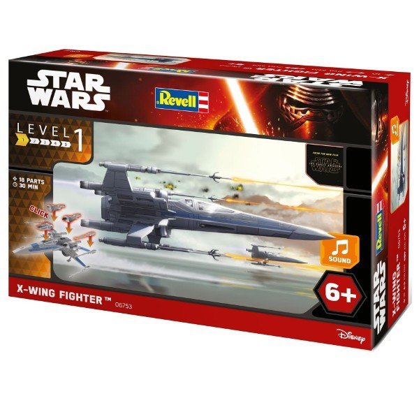 REVELL STAR WARS X-WING FIGHTER 06753 6+