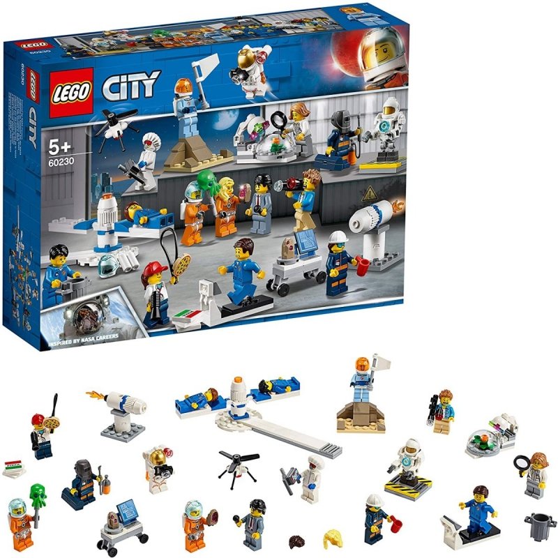 LEGO CITY BADANIA KOSMICZNE ZESTAW MINIFIGUREK 60230 5+