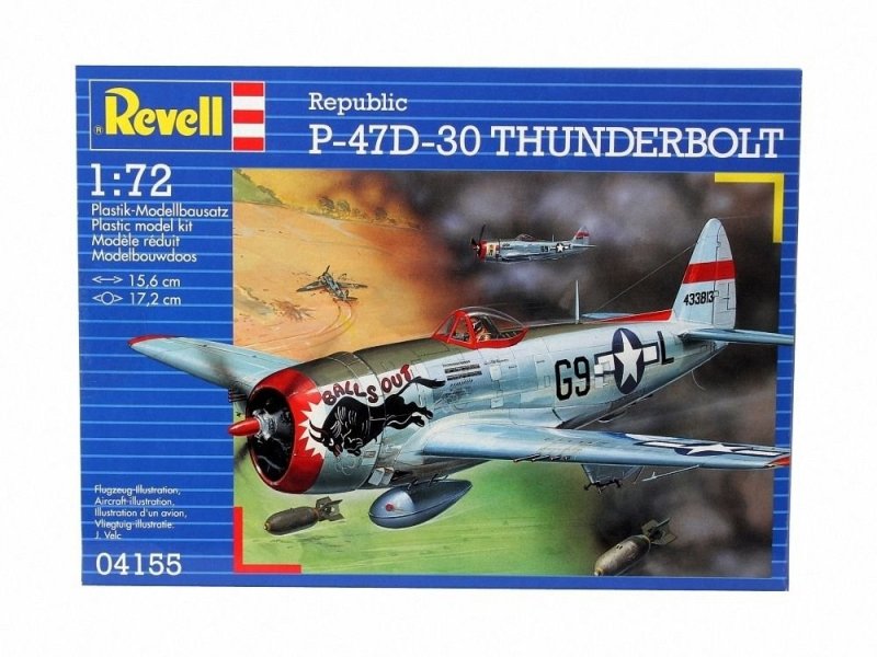 REVELL P-47D-30 THUNDERBOLT SKALA 1:72 8+